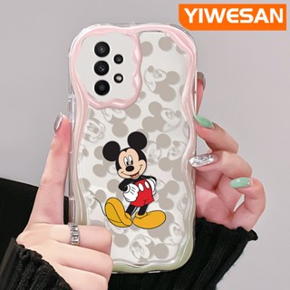 เคสโทรศัพท์มือถือแบบนิ่ม ใส กันกระแทก ลายการ์ตูนมิกกี้เมาส์ สีสันสดใส สําหรับ Samsung galaxy A22 4G A22 5G M22 A21s A23 A24