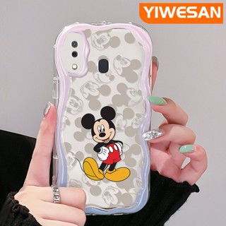 เคสโทรศัพท์มือถือแบบนิ่ม ใส กันกระแทก ลายการ์ตูนมิกกี้เมาส์น่ารัก สีสันสดใส สําหรับ Samsung galaxy A30 A20 A31 A32 M10s