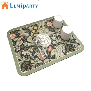 Lumiparty แผ่นรองจาน แบบใช้แล้วทิ้ง สไตล์โมเดิร์นมินิมอล สําหรับห้องครัว