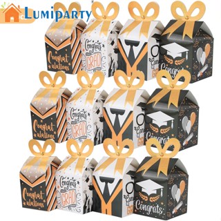 Lumiparty กล่องขนมหวาน ช็อคโกแลต 12 ชิ้น สําหรับฉลองเทศกาลเรียนจบ