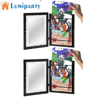 Lumiparty กรอบรูปไม้ ขนาด A4 25 X 34 ซม. สําหรับเด็ก 2 ชิ้น