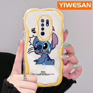 ใหม่ เคสโทรศัพท์มือถือ ซิลิโคน ใส กันกระแทก ลายการ์ตูน Stitch น่ารัก สีครีม สําหรับ Xiaomi Redmi 10 Prime 10C 9 Prime 12C POCO C55 POCO M2