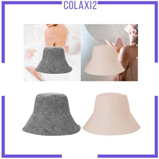 [Colaxi2] หมวกผ้าสักหลาด ซาวน่า ป้องกันเส้นผม เส้นผ่าศูนย์กลาง 6 นิ้ว อเนกประสงค์ สําหรับผู้ชาย และผู้หญิง