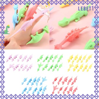 [Lebet] ของเล่นไดโนเสาร์บินนิ้ว สําหรับเด็กอายุ 3 ปีขึ้นไป 10 ชิ้น