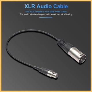 อะแดปเตอร์สายเคเบิ้ลไมโครโฟน XLR 3pin Female to Male Audio Cable XLR พร้อมไมโครโฟน