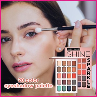 พาเลทอายแชโดว์ 20 สี กันน้ํา สีสันสดใส