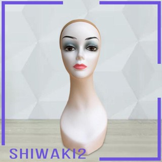 [Shiwaki2] หุ่นหัวนางแบบ อเนกประสงค์ สําหรับโชว์เครื่องประดับ สร้อยคอ แว่นตา