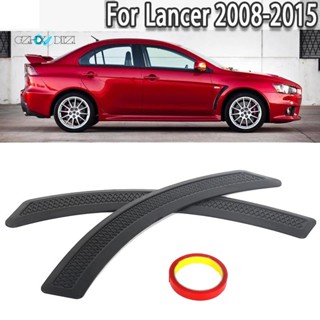 สติกเกอร์ติดบังโคลนหน้ารถยนต์ ด้านข้าง สไตล์ EVO สําหรับ Mitsubishi Lancer 2008-2015 2 ชิ้น