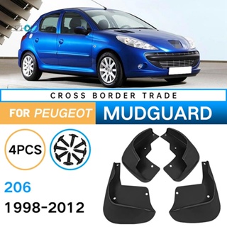 บังโคลนรถยนต์ อุปกรณ์เสริม สําหรับ Peugeot 206 1998-2012