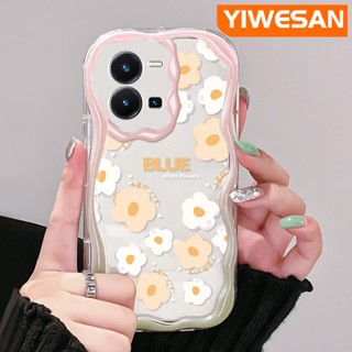 เคสโทรศัพท์มือถือ ซิลิโคนนุ่ม ใส ลายดอกไม้เล็กๆ น่ารัก สําหรับ vivo Y35 5G Y36 5G Y35