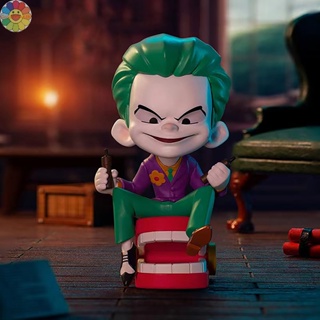 Gogo กล่องสุ่ม โมเดลฟิกเกอร์ Gotham City Series BATMAN HARLY QUINN JOKER JUSTICE LEAGUE Kawaii ของเล่นสําหรับเด็ก