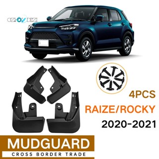 บังโคลน อุปกรณ์เสริม สําหรับ Toyota Raize Rocky 2020-2021 4 ชิ้น