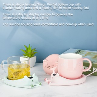 Hom-E แผ่นอุ่นแก้วกาแฟ 55 องศา อุณหภูมิคงที่ สําหรับบ้าน โต๊ะทํางาน 220V