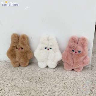 Ssunshine กระเป๋าใส่เหรียญ มีซิป รูปตุ๊กตากระต่าย สําหรับเด็ก