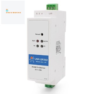 Usr-dr302 โมดูลเซิร์ฟเวอร์แปลงอีเธอร์เน็ต RS485 เป็นอีเธอร์เน็ต TCP IP RTU เป็นยูนิต Modbus TCP