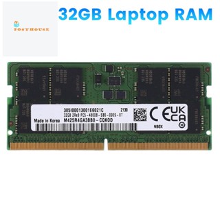 หน่วยความจําแล็ปท็อป DDR5 32GB 4800Mhz 2RX8 1.1V SO-DIMM DDR5 4800Mhz