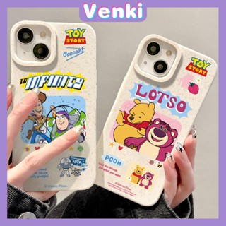 Venki - เข้ากันได้สำหรับ เคสไอโฟน เคสไอโฟน11 เคส iphone 11 เป็นมิตรกับสิ่งแวดล้อมย่อยสลายได้เคสสีขาวกันกระแทกป้องกันการ์ตูนน่ารักหมีคาวบอยเข้ากันได้กับ iPhone 14 Pro max 13 Pro max 12 Pro Max 11 XR 7 8Plus