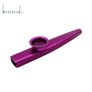 Kazoo ไดอะแฟรมขลุ่ย อลูมิเนียมอัลลอย พร้อมไดอะแฟรมขลุ่ย 5 ชิ้น สําหรับเด็ก