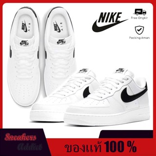 Nike Air Force 1 Low White and Black ของแท้100% CT2302-100  NIKE AF1 รองเท้า