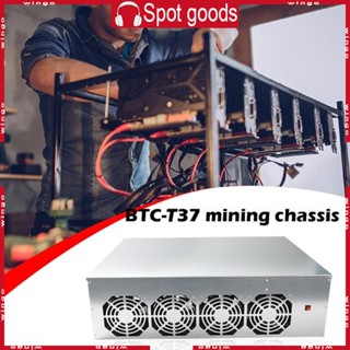 Win ชุดเมนบอร์ดขุดเหมือง BTC-T37 128GPU พร้อมช่องใส่การ์ดจอ DDR3 128GB MSATA 8