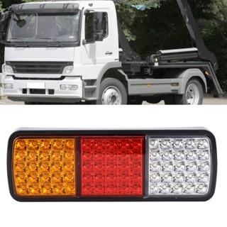 HJ001 12V 75LED Tail Light Indicator Brake Stop Rear Reverse Lamp for Trailer Truck