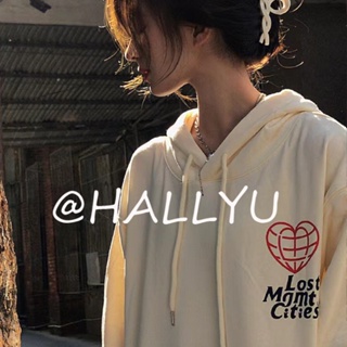 HALLYU  เสื้อผ้าผู้ญิง แขนยาว เสื้อฮู้ด คลุมหญิง สไตล์เกาหลี แฟชั่น  Comfortable ทันสมัย Beautiful สวย A28J0IG 36Z230909