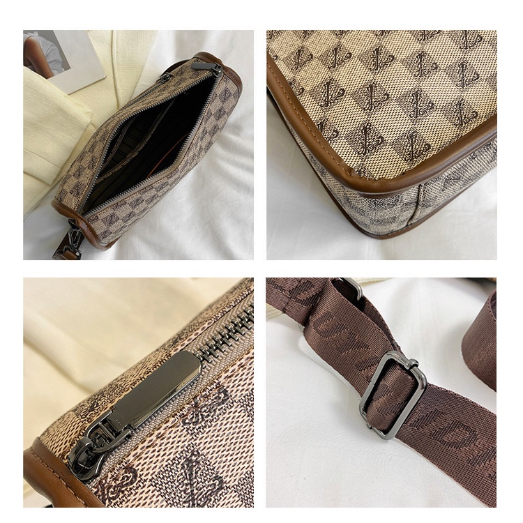 กระเป๋าสะพายไหล่ ทรงหมอน แต่งซิป สไตล์เรโทร สําหรับผู้หญิง ราคา ถูกที่สุด ดีลบีเคเค แกลเลอรีภาพที่ 9