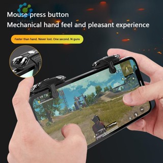 จอยสติ๊กอัลลอย PUBG Gamepad Aim Key Shooter Handle สําหรับ iPhone Samsung Huawei ✨ [Hidduck.th]