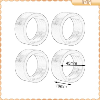 [Lslhj] ปลอกแก้วอลูมิเนียมอัลลอย ทนทาน สําหรับรถบังคับ สเกล 1/5 DIY 4 ชิ้น