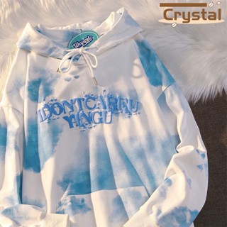 Crystal  เสื้อผ้าผู้ญิง แขนยาว เสื้อฮู้ด คลุมหญิง สไตล์เกาหลี แฟชั่น  สไตล์เกาหลี Chic Comfortable Korean Style A98J28U 36Z230909