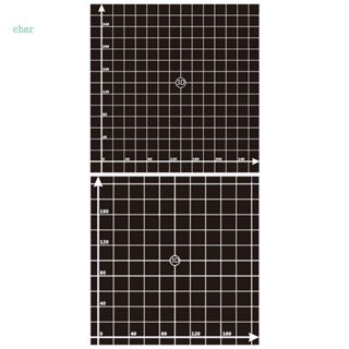 Char แผ่นสติกเกอร์แพลตฟอร์ม สีดํา สําหรับเครื่องพิมพ์ 3D