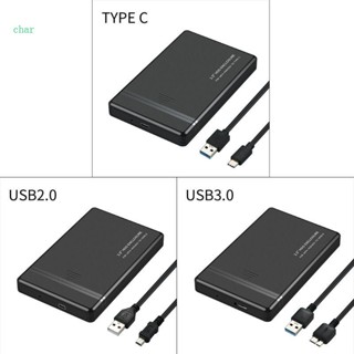 Char ฮาร์ดไดรฟ์ภายนอก HDD USB 2 0 3 0 Type-C 2 5 นิ้ว อุปกรณ์เสริม สําหรับคอมพิวเตอร์ โน้ตบุ๊ก PC