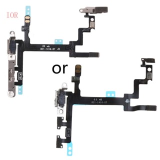 Ior สายเคเบิลปุ่มปรับระดับเสียง สวิตช์ไฟ แบบเปลี่ยน สําหรับสมาร์ทโฟน 5