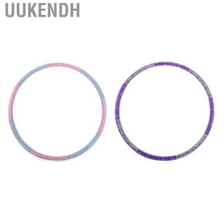 Uukendh Fitness Exercise Hoop  Waist  Weighted Fit 6 Sections for Office Use