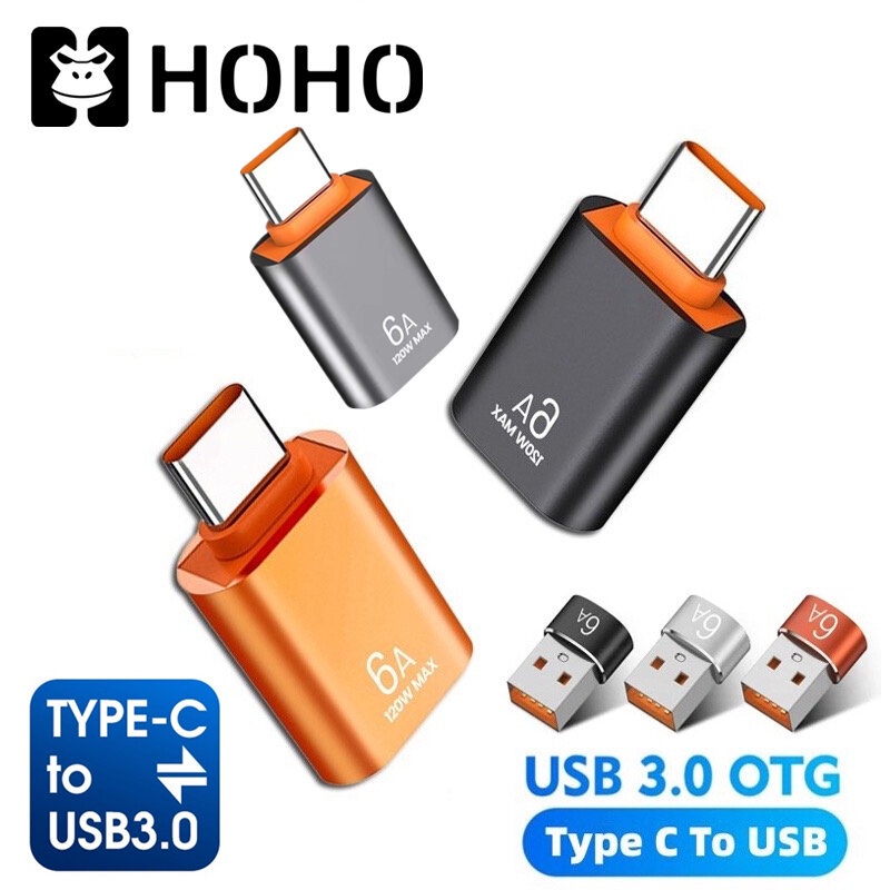 ตัวแปลง อแดปเตอร์ USB เป็น Type-C และ TypeC เป็น OTG USB TO TYPE C To USB A หัวแปลง อะแดปเตอร์ Adapter 3.1 A Female Data