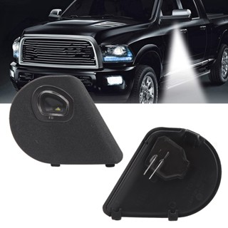 HJ001 1 คู่กระจกมองข้าง Puddle ไฟ 68087238AA 12V ซ้ายขวาความสว่างสูงกันน้ำสำหรับ Dodge Ram 1500 2500 3500