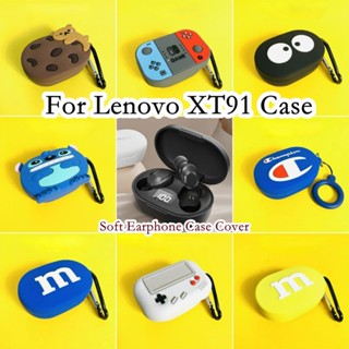 【Direct Supply】เคสหูฟัง แบบนิ่ม กันกระแทก ลายการ์ตูน สําหรับ Lenovo XT91 Lenovo XT91