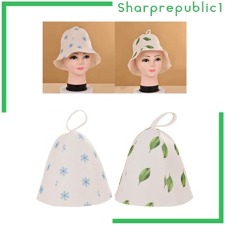 [Sharprepublic1] หมวกผ้าสักหลาด พิมพ์ลายซาวน่า ใส่สบาย ป้องกันเส้นผม สําหรับผู้ชาย และผู้หญิง