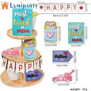 Lumiparty ป้ายไม้ อเนกประสงค์ หลากสี สําหรับตกแต่งบ้าน วันแม่