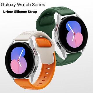 สายนาฬิกาข้อมือซิลิโคน สําหรับ Samsung Galaxy Watch 6 5 4 44 มม. 40 มม. Galaxy Watch 4 classic 5 pro 46 มม. 43 มม. 42 มม. 45 มม. 47 มม.