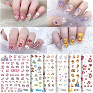 มาให้ตกแต่งเล็บในครัวเรือน Cartoon New Animation Waterproof Nail Stickers