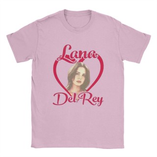 เสื้อยืดแขนสั้น คอกลม ผ้าฝ้าย พิมพ์ลาย Love Lana Del Rey 70s สําหรับผู้ชาย