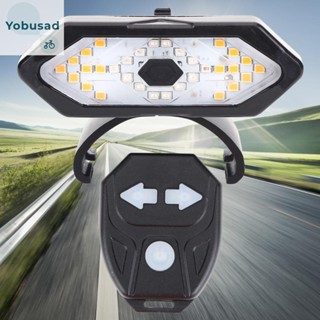 [Yobusad.th] โคมไฟสัญญาณเลี้ยว LED ชาร์จ USB สําหรับ M365 Pro 2 MI 4