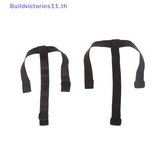 Buildvictories11 สายคล้องโคมไฟ LED หนา ยืดหยุ่นสูง ปรับได้ สําหรับติดด้านหน้ารถจักรยาน