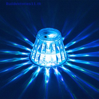 Buildvictories11 โคมไฟโปรเจคเตอร์ LED อะคริลิค คริสตัล เพชร สําหรับตั้งโต๊ะ ข้างเตียง