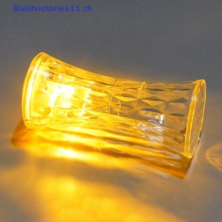 Buildvictories11 โคมไฟกลางคืน LED รูปเปลวไฟ สําหรับตกแต่ง TH