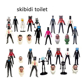 12 ชิ้น / เซต การ์ตูน Skibidi ฟิกเกอร์ห้องน้ํา โมเดลตุ๊กตา เกมปิดทีวี Man กล้องแอคชั่น ฟิกเกอร์ โมเดล เครื่องประดับ ผู้ใหญ่ เด็ก ของเล่น