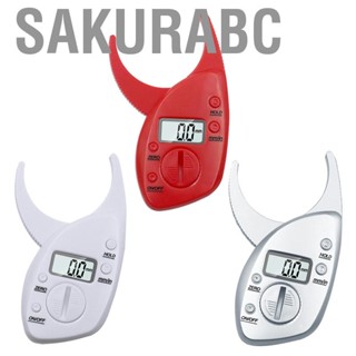 Sakurabc Skin Fat Caliper Portable Lightweight Comfortable Grip Accurate Measurement Digital