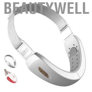 Beautywell Electric Face Lifting Belt Blue Red  Microcurrent Reduce Wrinkles Shaping