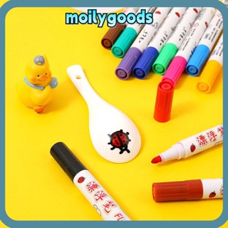Moilyhd ปากกาวาดภาพระบายสีน้ํา ปากกา Montessori ของเล่นเพื่อการศึกษาปฐมวัย การวาดภาพด้วยน้ํา ปากกาไวท์บอร์ด